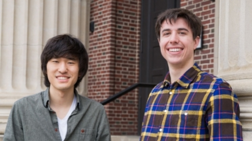 Jun Bum Sun '14 and Karl Schutz '14 Jun Bum Sun '14 and Karl Schutz '14