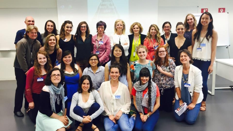 BIDEA Conference attendees, pictured here, included five Dartmouth students Gender Research Institute at Dartmouth Director Annabel Martin.