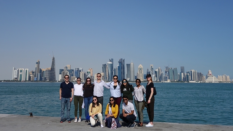 Students Get a Firsthand View of Foreign Policy Work in Qatar